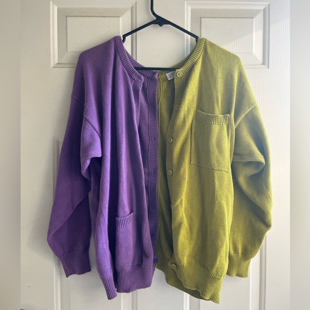 Vintage Button Up Sweater